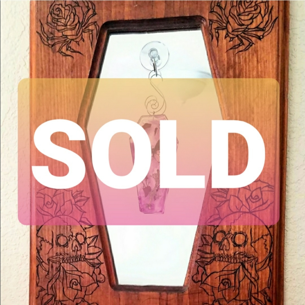 One of a kind, Handmade Butterfly Coffin Cling